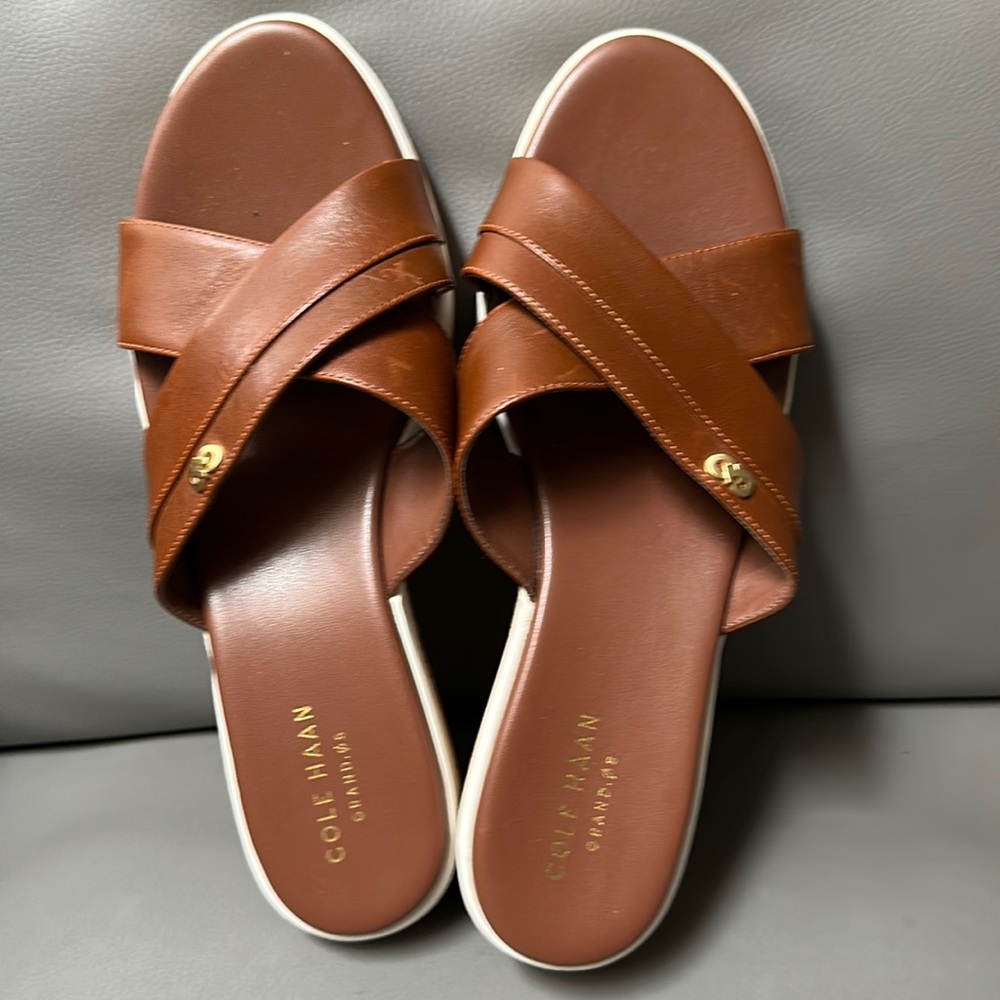 Cole Haan Grand OS leather  sandal
